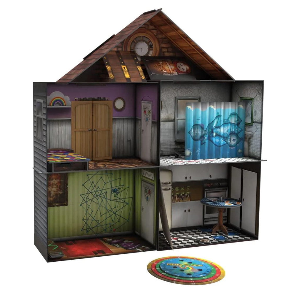 ThinkFun Escape the Room: The Cursed Dollhouse Family Board Game 13y+