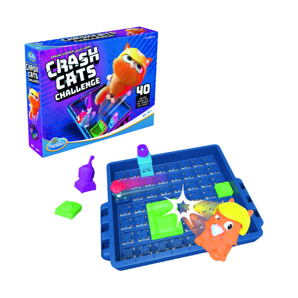 ThinkFun Crash Cats Kids/Family Logic Game Toy 8y+