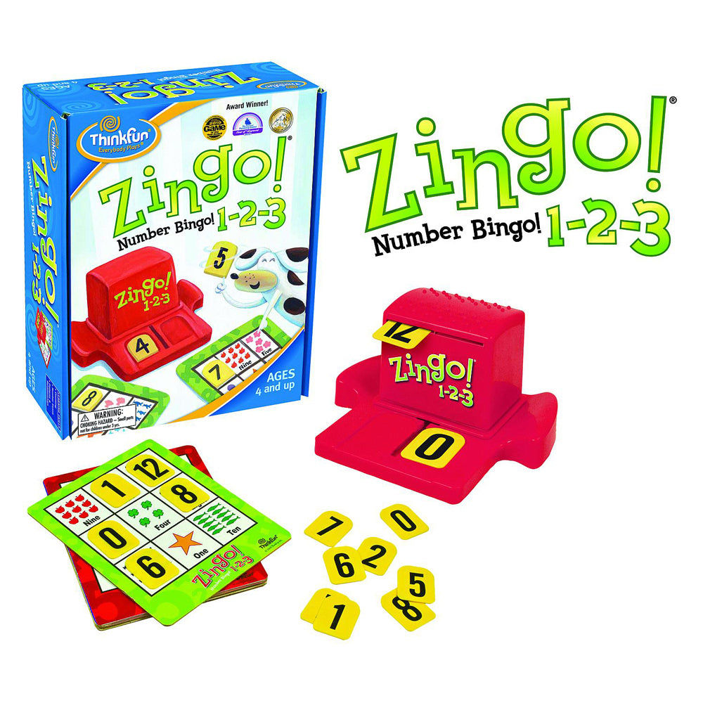 ThinkFun Zingo! 1-2-3 STEM And Creative Thinking Game 4y+