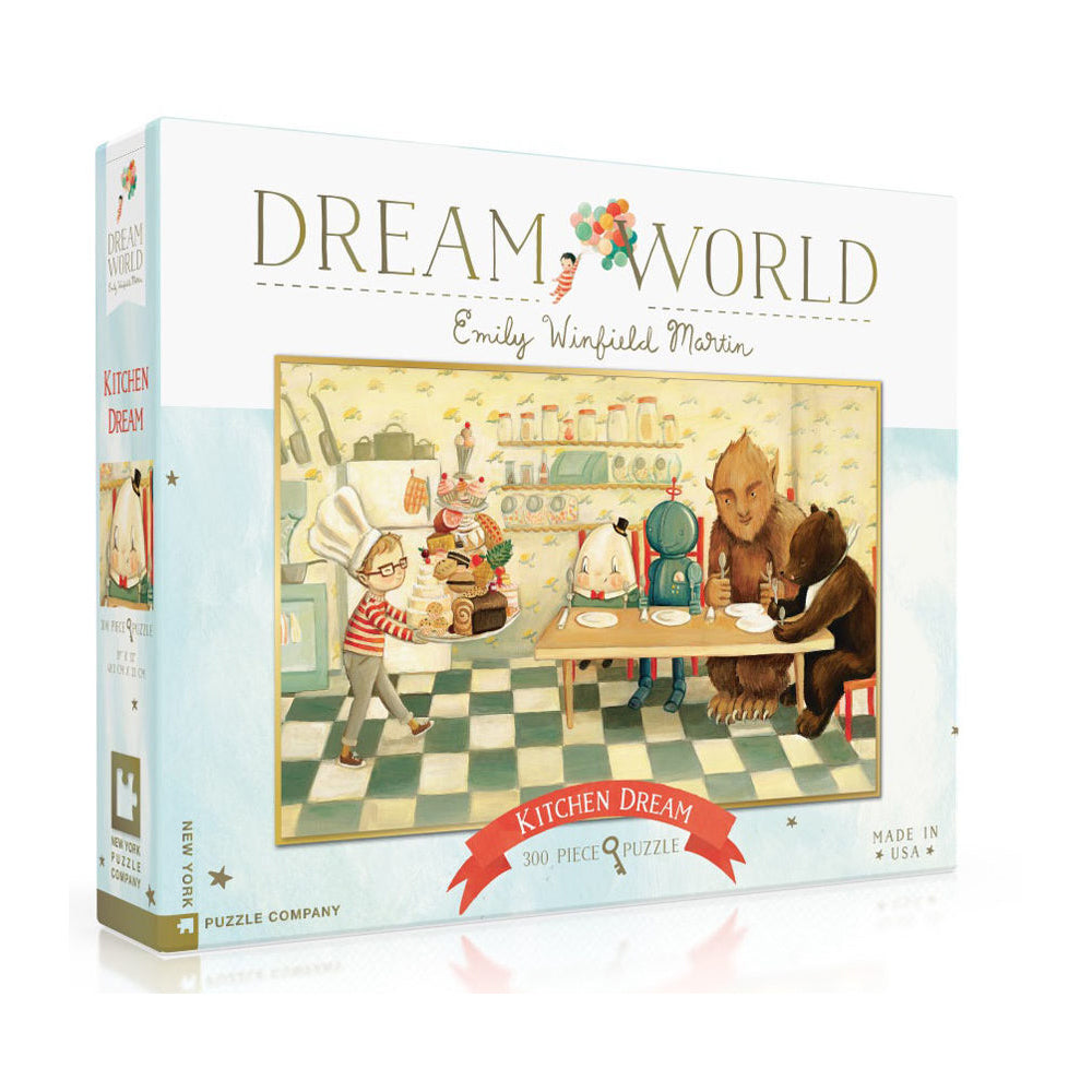 300pc New York Puzzle Company Dream World Puzzle 33x48cm Kitchen Dream 4+