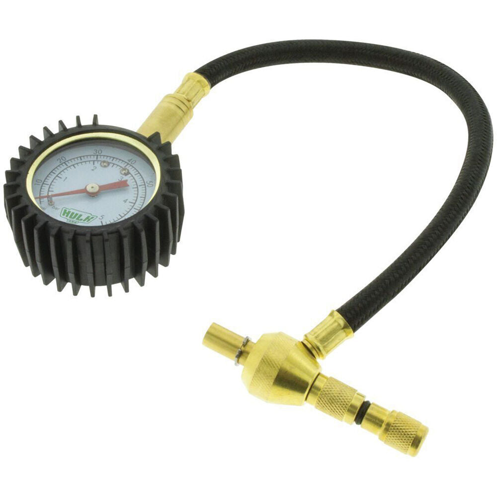 Hulk Brass Large Gauage Tyre Deflator w/ Protective Bag Black