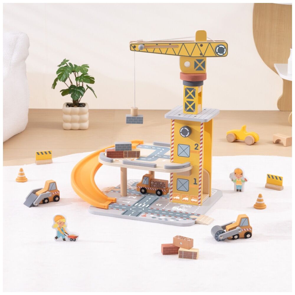 Tooky Toy Port Crane Set Educational Construction Roleplay Kids/Children 3y+