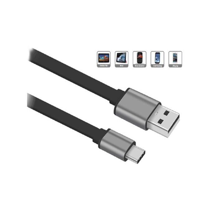 Sansai Type-C to USB-A 1.2M Sync Charge Cable - Assorted