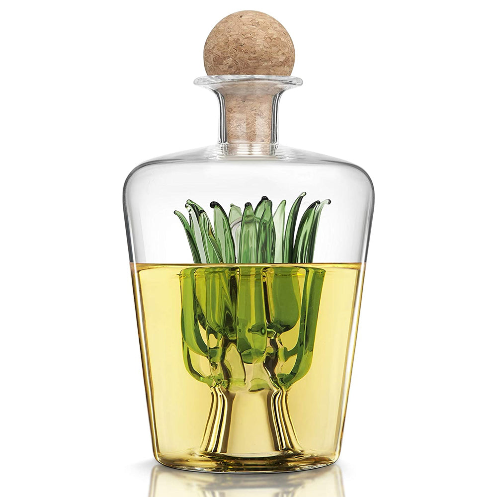 Final Touch 850ml Agave Tequila Decanter Bottle - Clear
