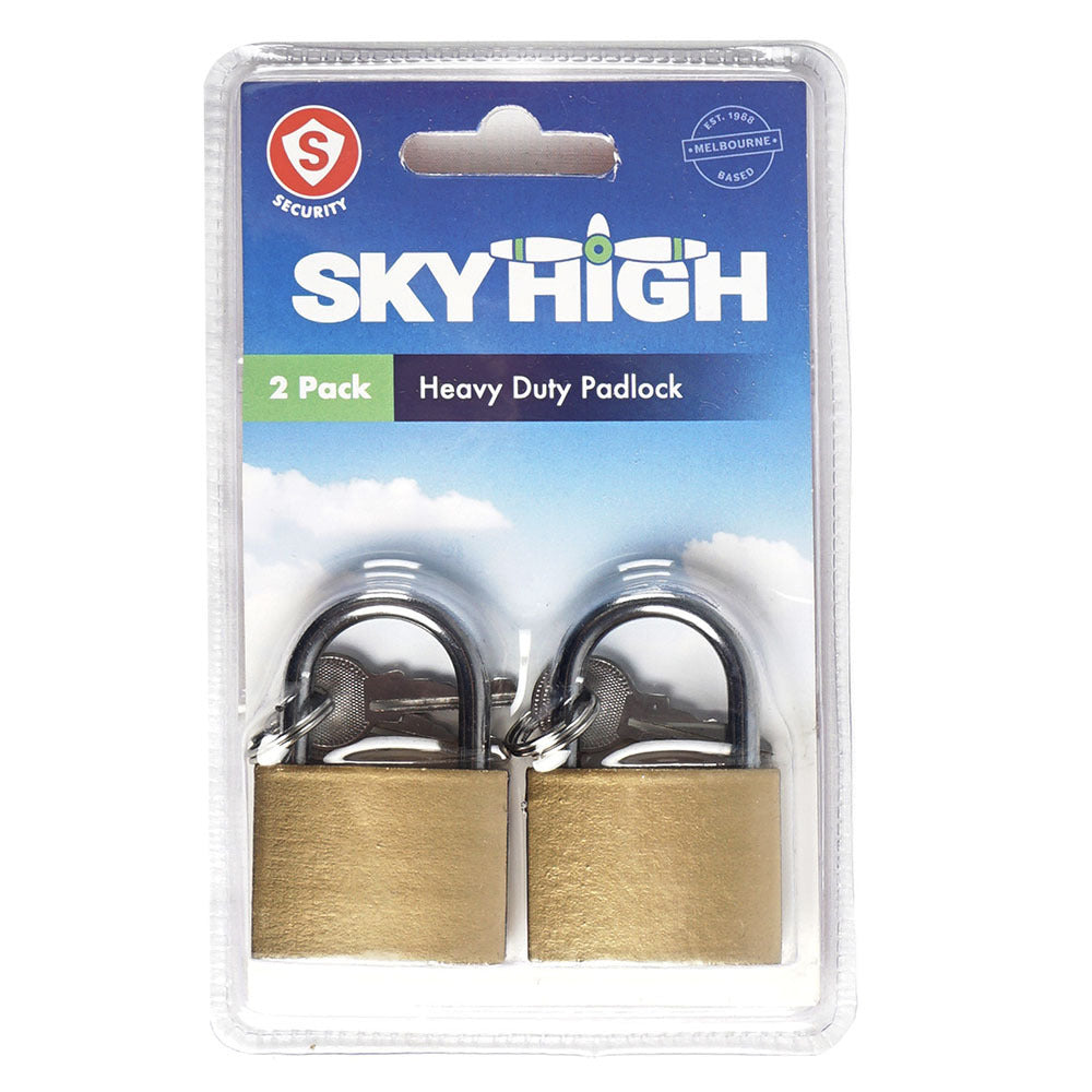 8pc Sky High Heavy Duty Luggage Travel Bag Padlock