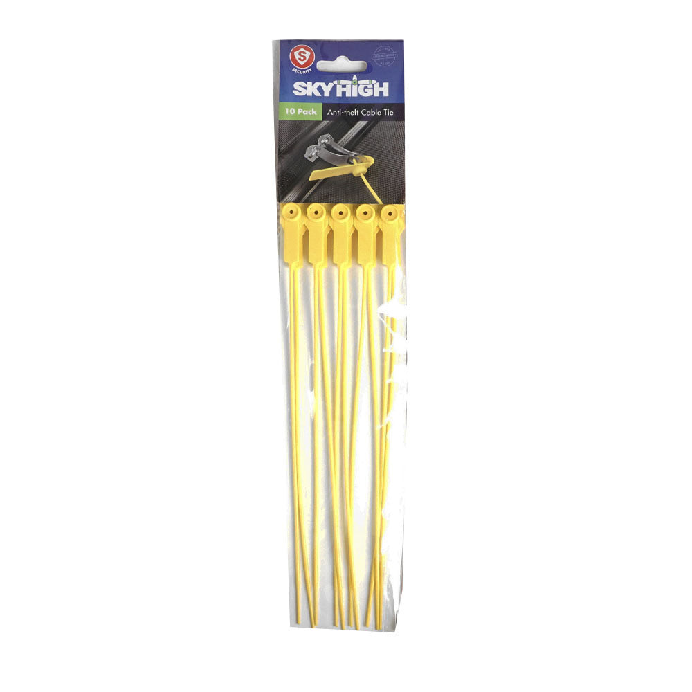 60pc Sky High Travel Anti Theft Cable Tie Assorted Colours