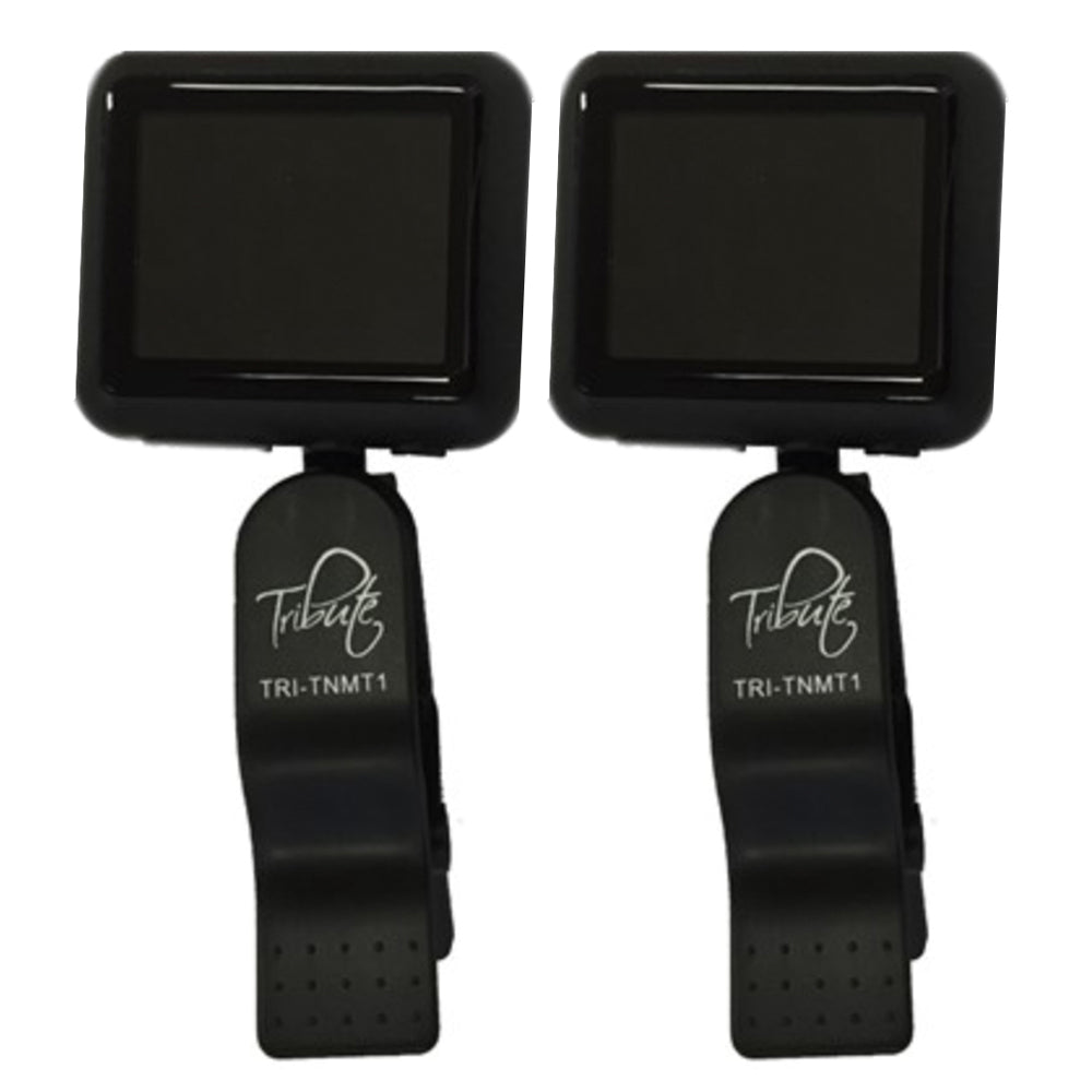 2PK Tribute Rechargeable Clip On Guitar/Ukulele/Violin Tuner & Metronome