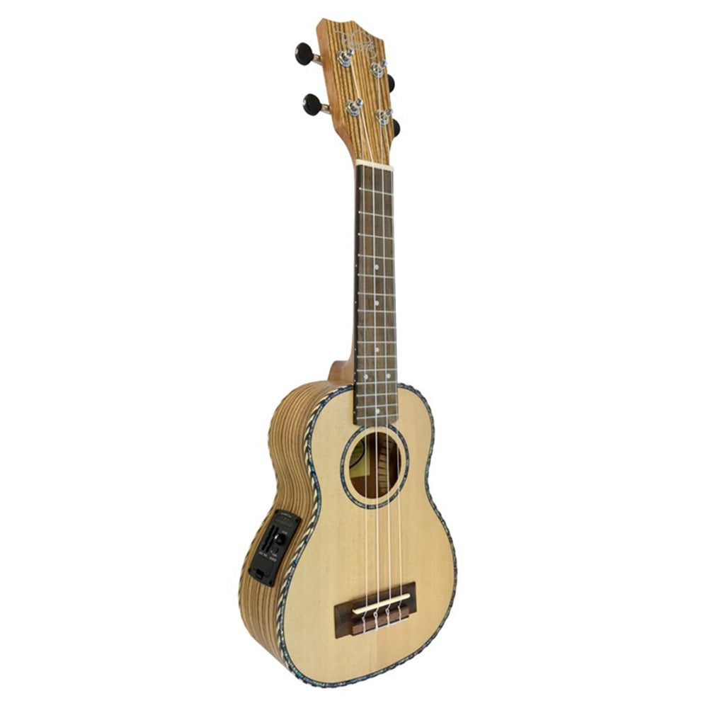 Tribute 21 Inch Soprano Electric Acoustic Ukulele w/ Tuner