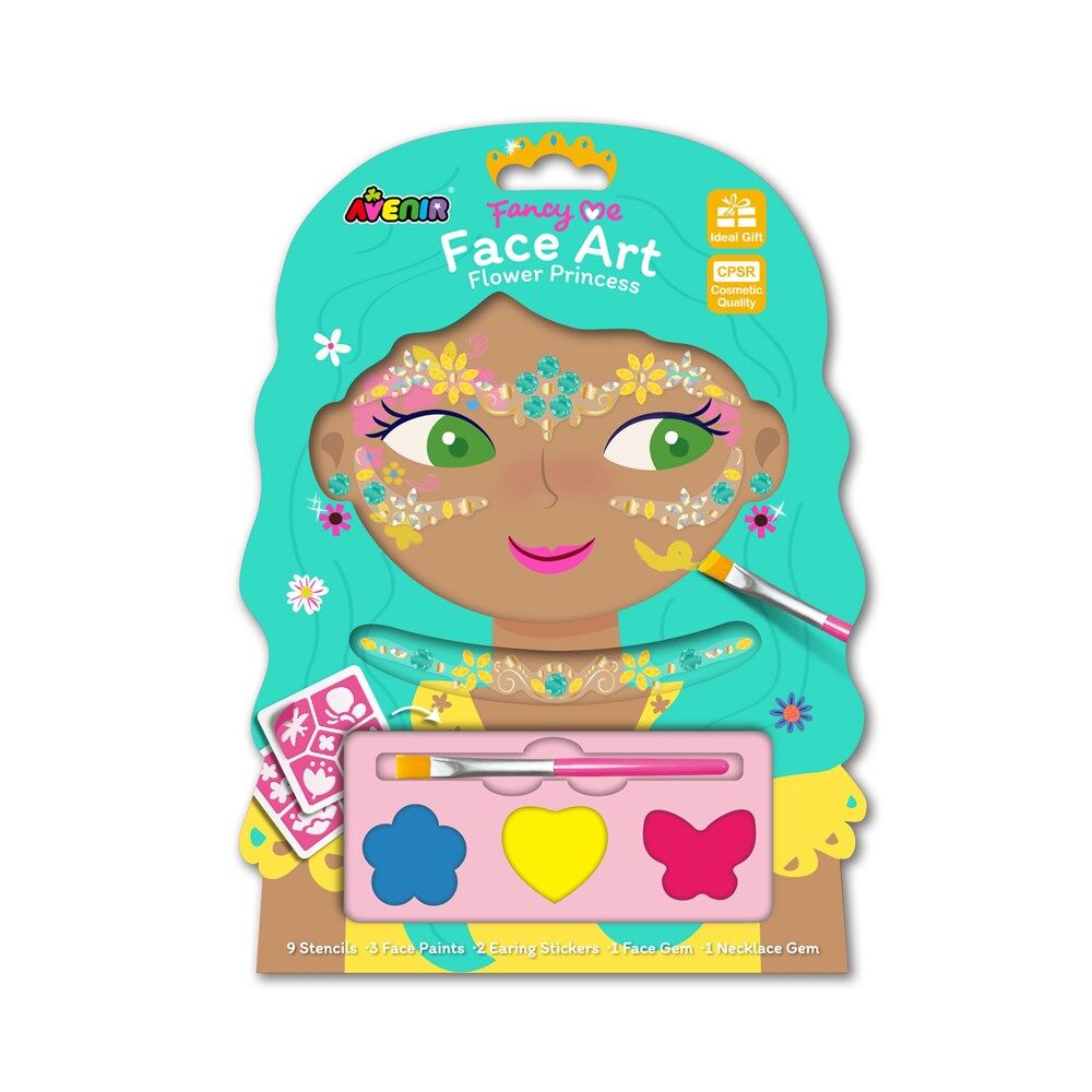 Avenir Fancy Me My Creative Face Art Kit - Flower Princess 3y+