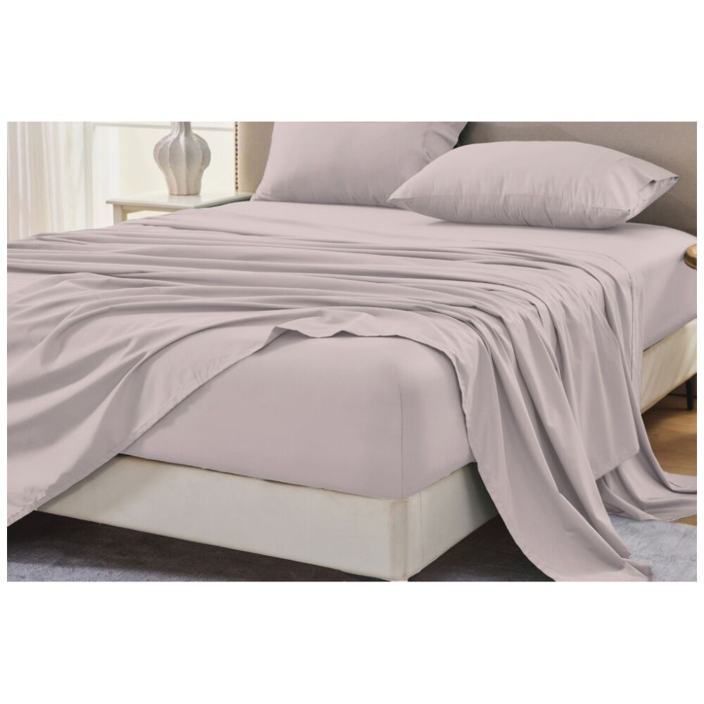 Grosvenor House 500TC Egyptian Cotton Flat Bed Sheet Only Pink