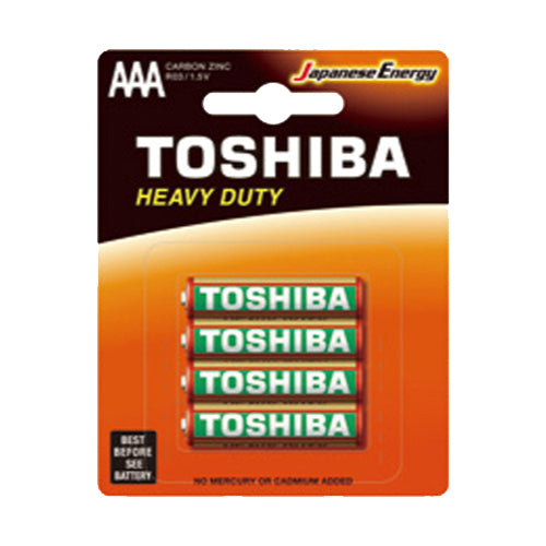 12x 4PK Toshiba Heavy Duty High Performance AAA Batteries