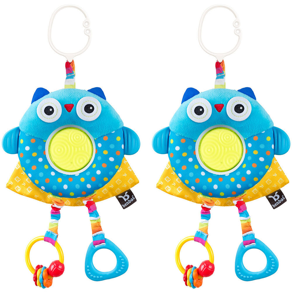 2PK Benbat Dazzle Multi Skills Travel Toy Owl
