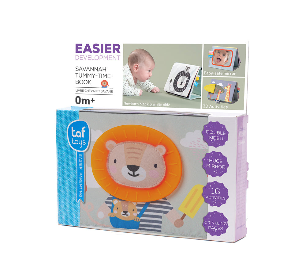 Taf Toys Savannah Tummy Time Book Baby/Infant 0m+ Toy