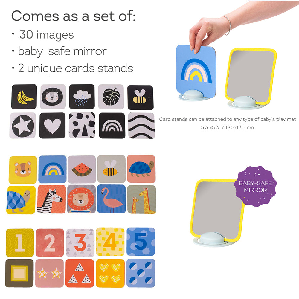Taf Toys My 1st Tummy Time Cards Baby/Kids Educational Toy 0m+