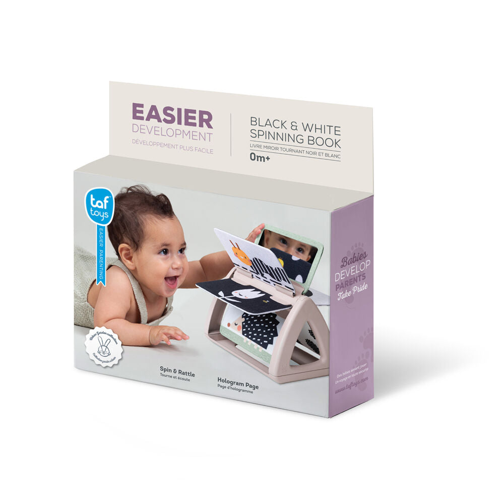Taf Toys Black & White Spinning Baby Book Activity Toy Toddlers/Infants 0m+