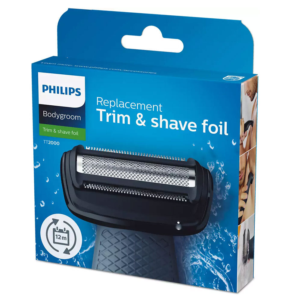 Philips TT2000/43 Replacement Trim & Shave Foil For Bodygroom Shaver