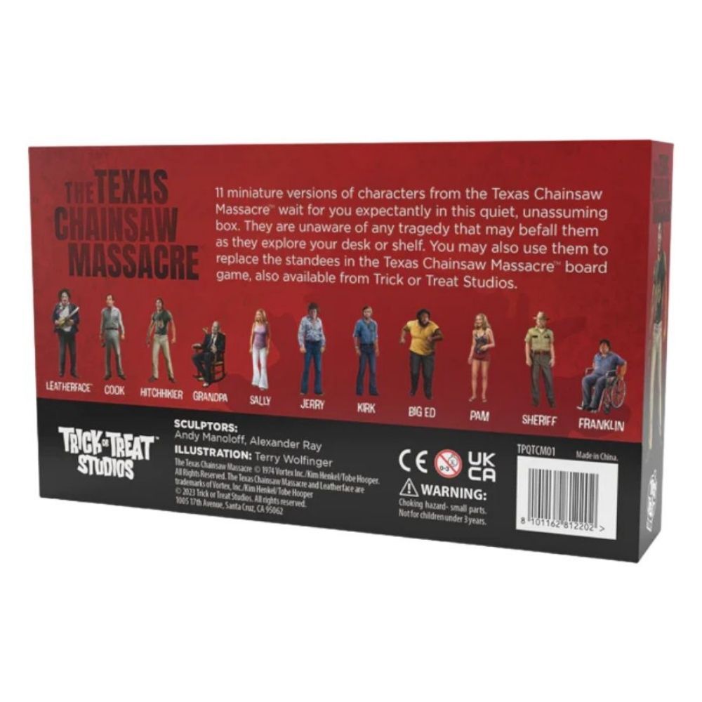 11pc Texas Chainsaw Massacre Miniature Characters Kids Toy Figurine