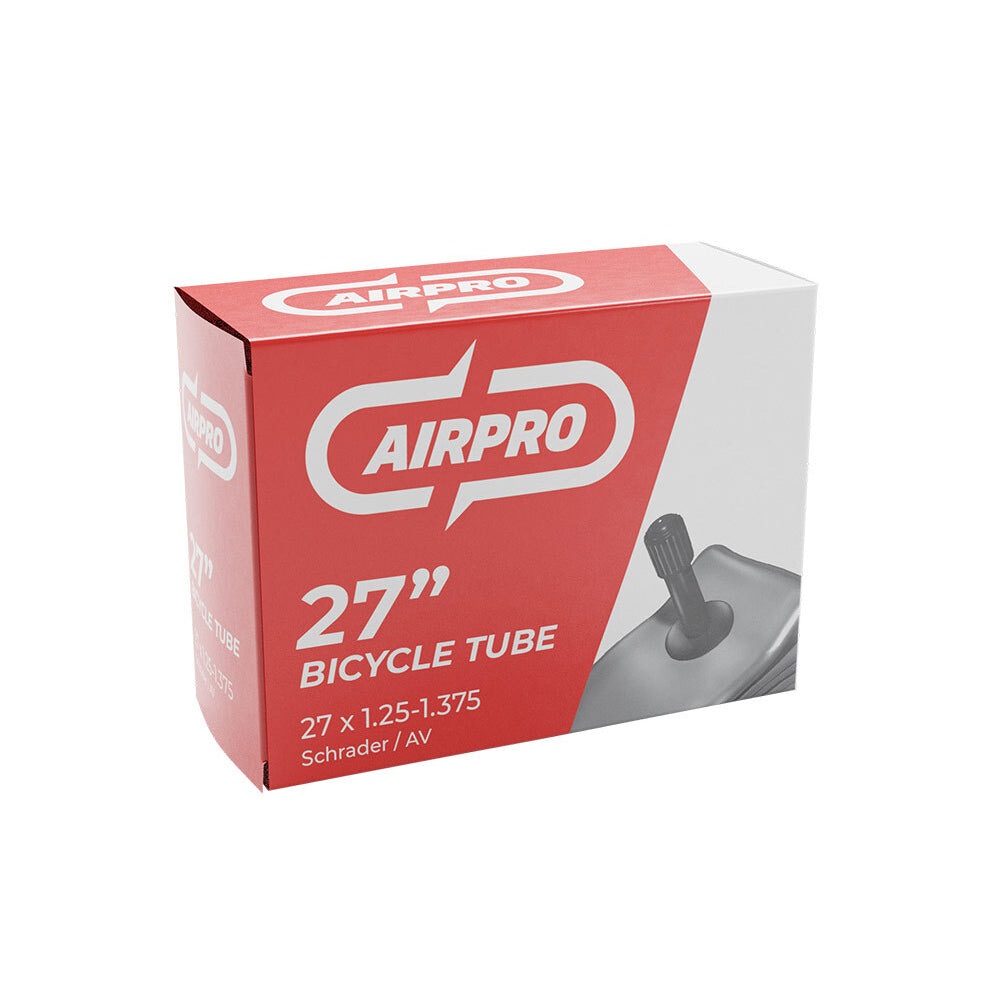 3PK AirPro Bicycle Inner Tube w/ Schrader Valve 27x1.25-1.375''