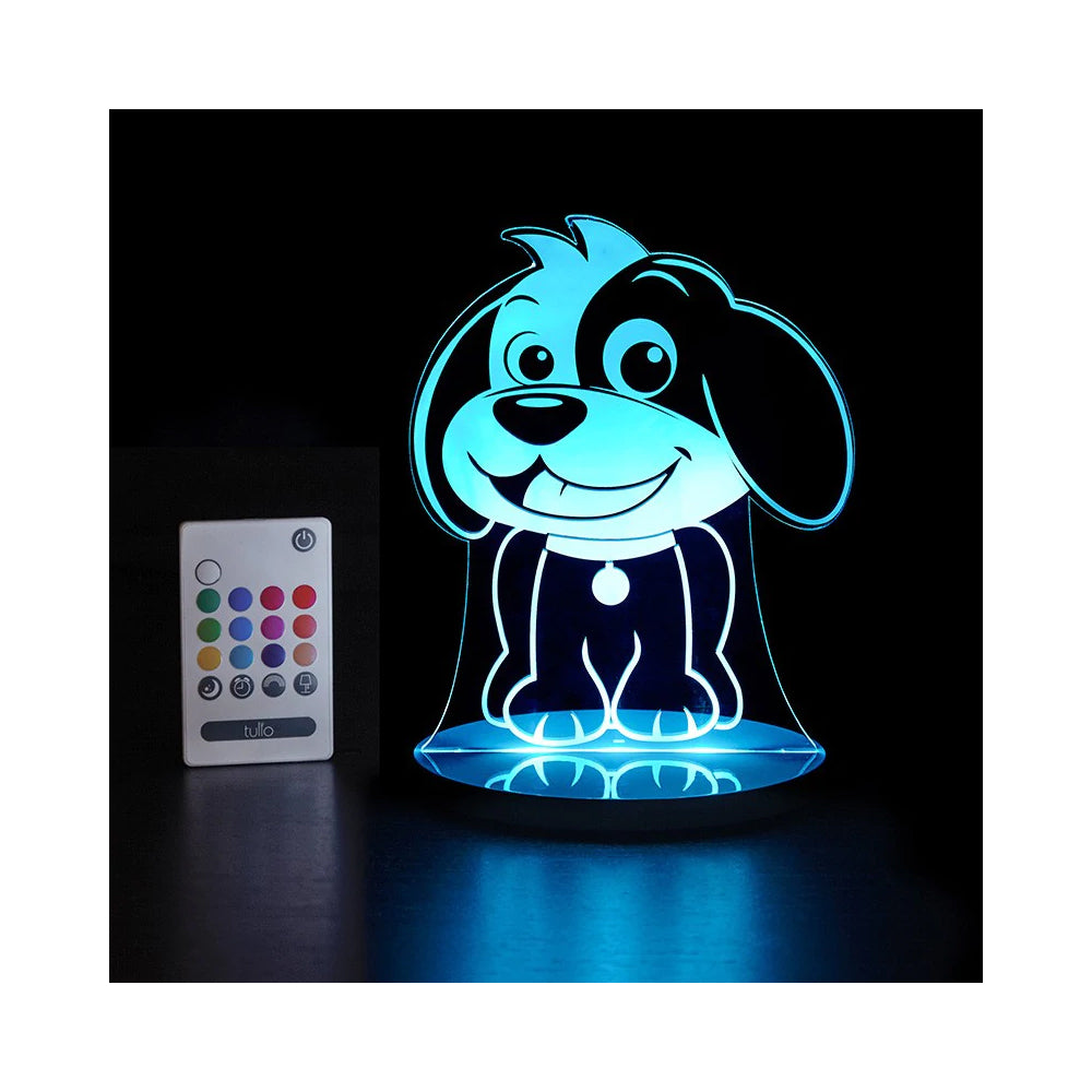 Tulio Dream Lights LED Night Lamp w/ Remote 26.5cm - Dog