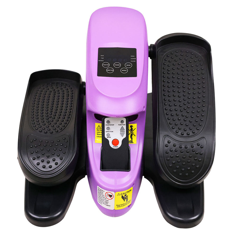 Elliptomaxx 47cm Under Desk Training Exercise Cycle Home Workout - Purple