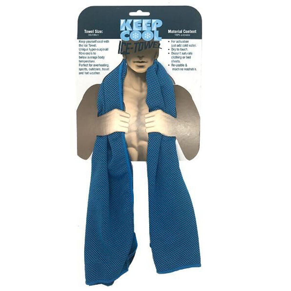 6PK Keep Cool Athletes/Gym Workout Ice Sports Towel Lightweight Assorted