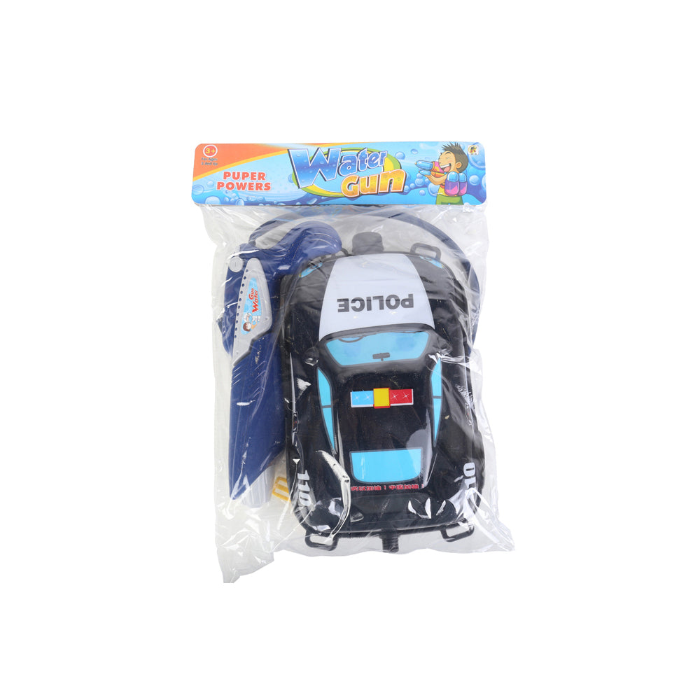 Toys For Fun 39x32cm Water Gun Police Backpack Kids Toy