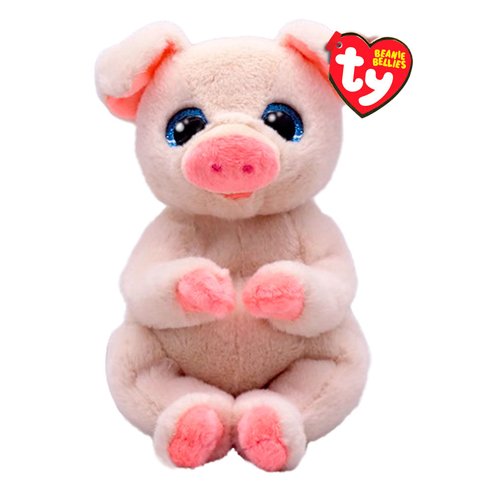 Ty Beanie Bellies Penelope Pink Pig Plush Toy 20cm Regular 3y+