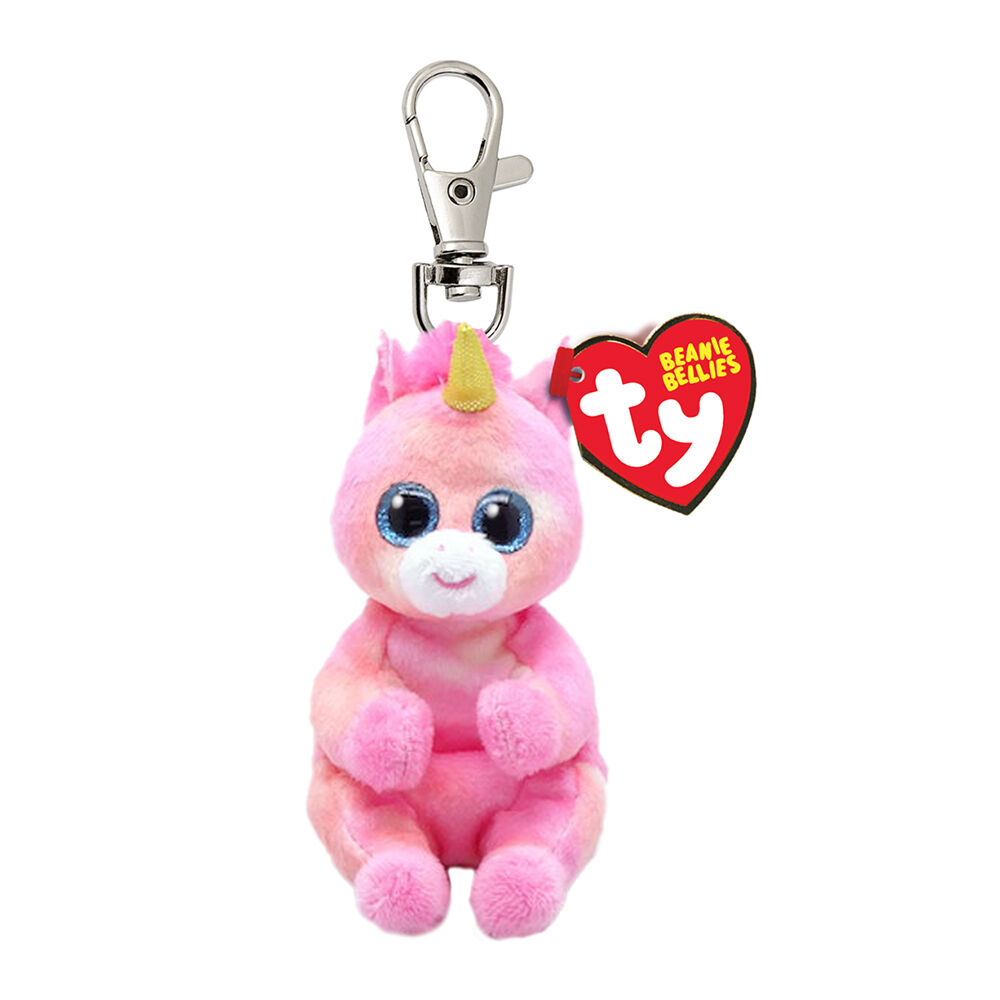 TY Beanies Skylar Pink Unicorn Kids/Children Plush Toy Clip 12cm 3y+