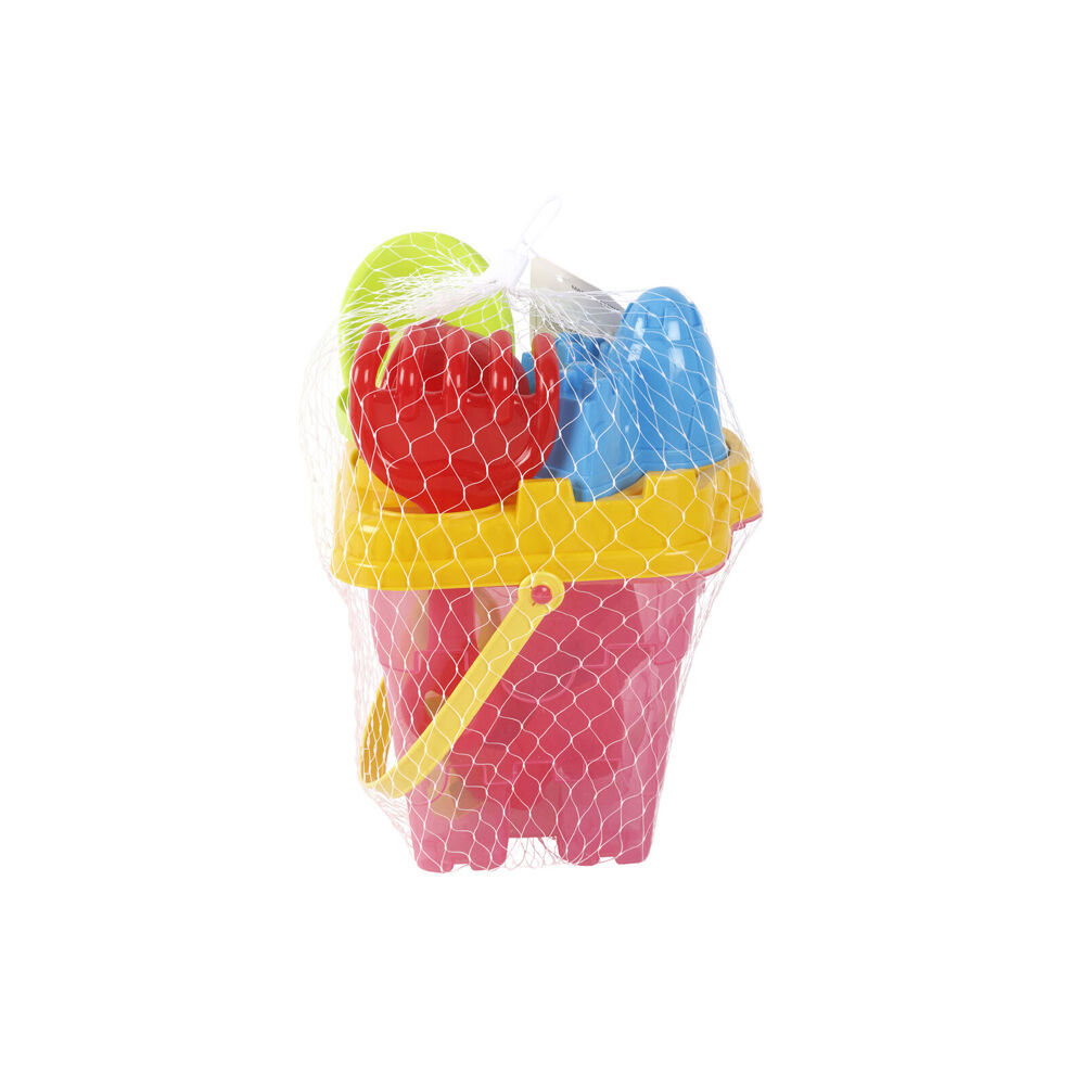 4x 8pc Razoo Kids and Childrens Beach Sand Bucket Set 20x18x20cm Assorted