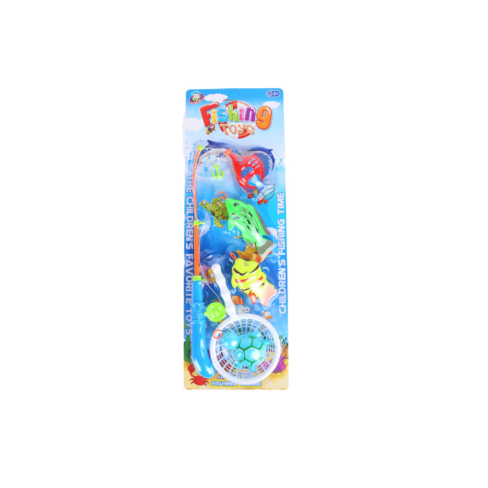 2x 10Pce Razoo Fishing Game With 42cm Rod Play Toy Set 55x19cm 3+