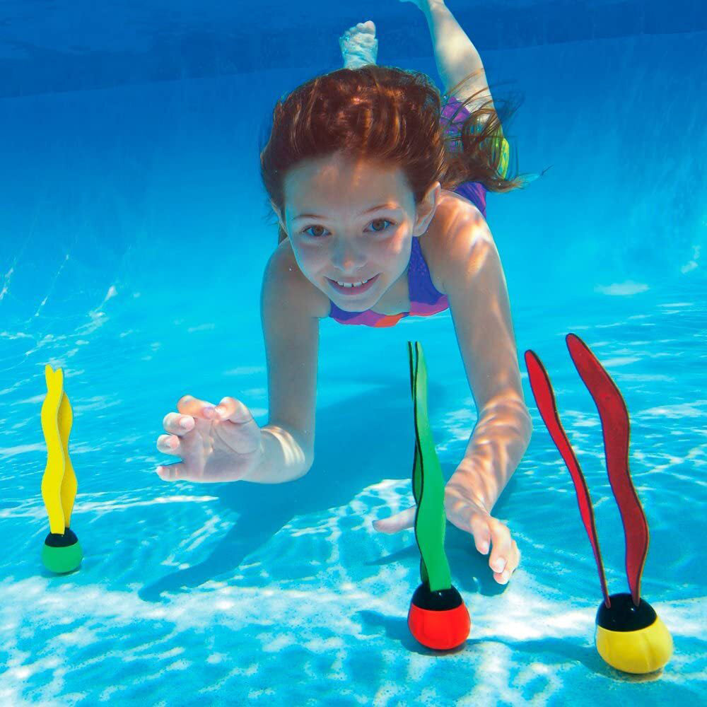 4pc Toylife 29cm Plastic Light Up Sinker Balls Diving Game 6y+