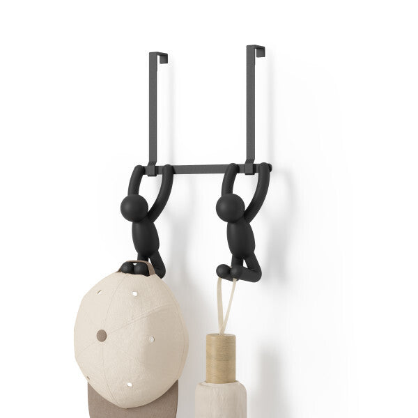 Umbra Buddy Over The Door Double Hook Black 21.5x11x32cm