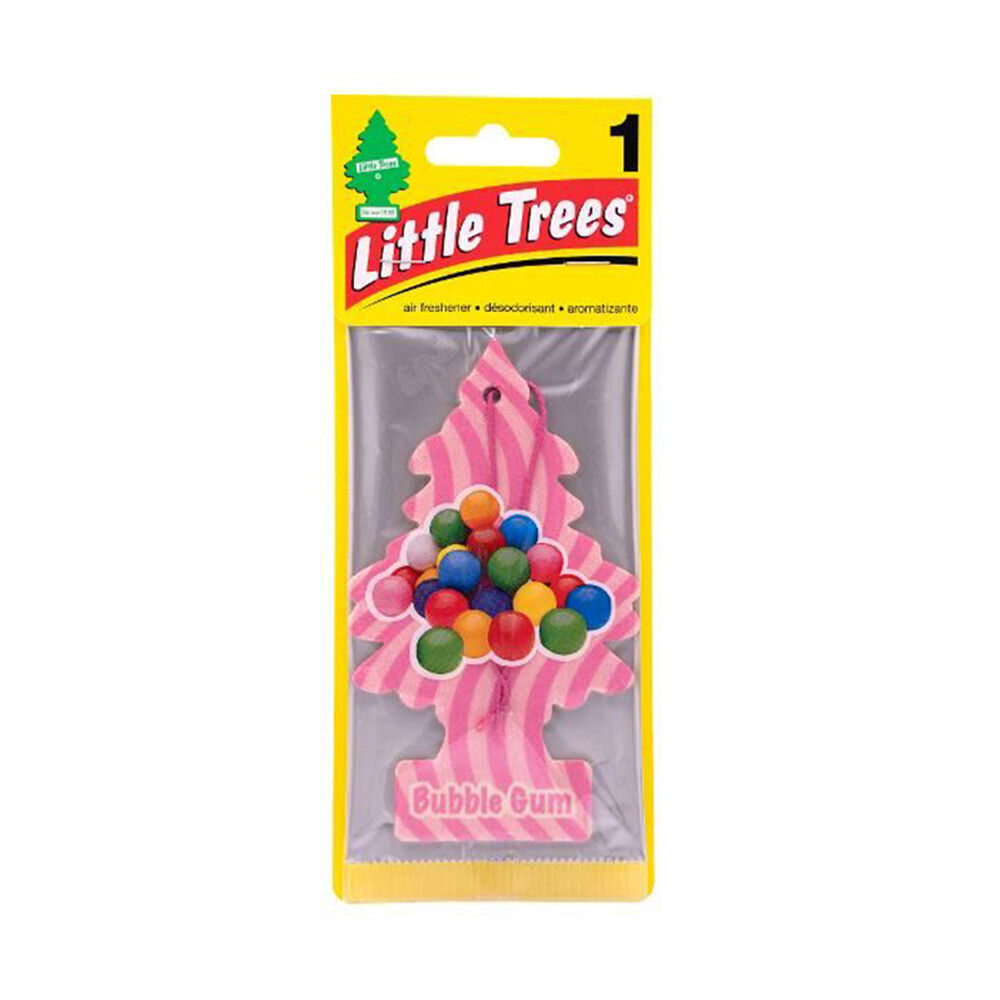 12PK Little Trees Hanging Paper Car Air Freshener - Xtra Strength Bubblegum