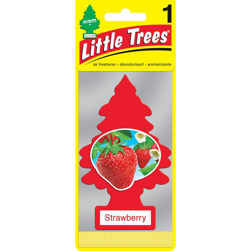 8PK Little Tree Strawberry Car Scent Fragrance Air Freshener 4x12cm