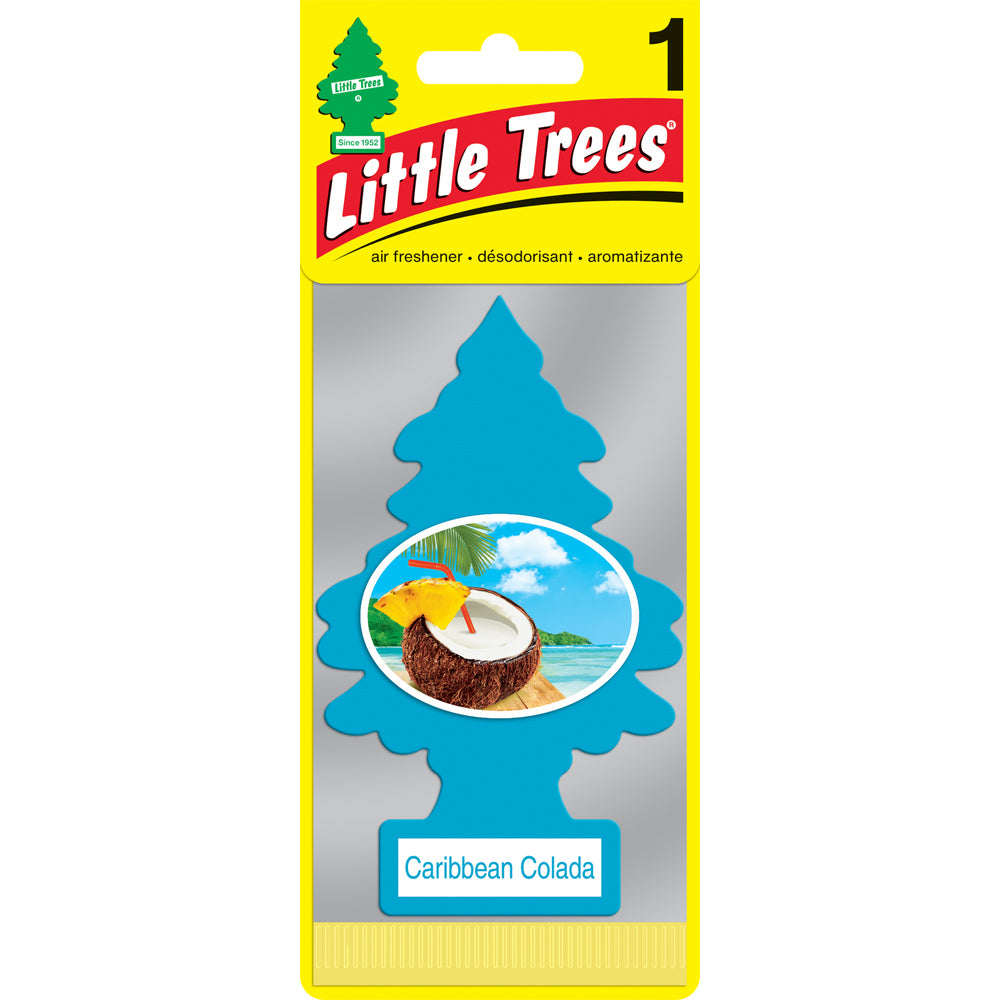 8PK Little Tree Caribbean Colada Car Scent Fragrance Air Freshener 4x12cm