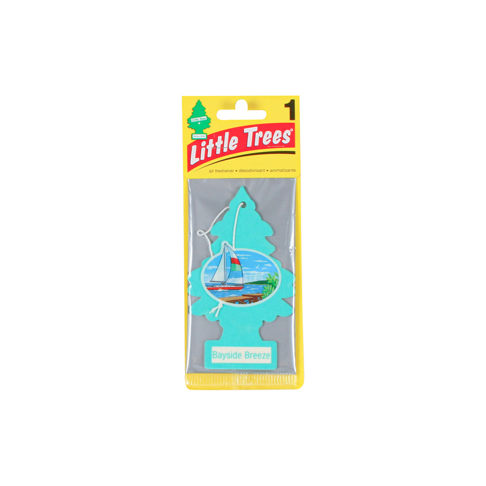 8PK Little Tree 1 Pack Bayside Breeze Car Air Freshener Long-Lasting Scent 12x4cm