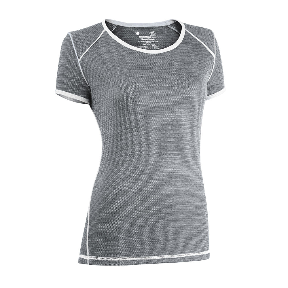 Wilderness Women Short Sleeve Tee Top Size 14 Thermal Activewear Fusion Ice Flow