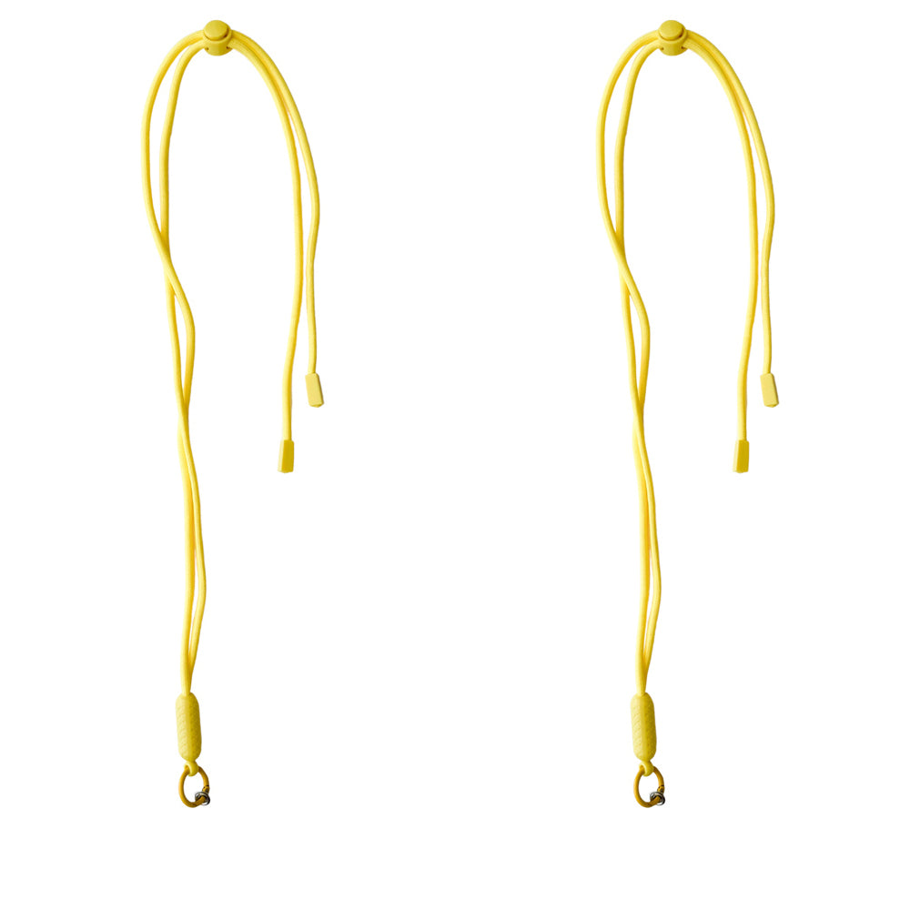 2PK Urban Products Nylon Pop Universal Mobile Phone Cord/Sling - Yellow
