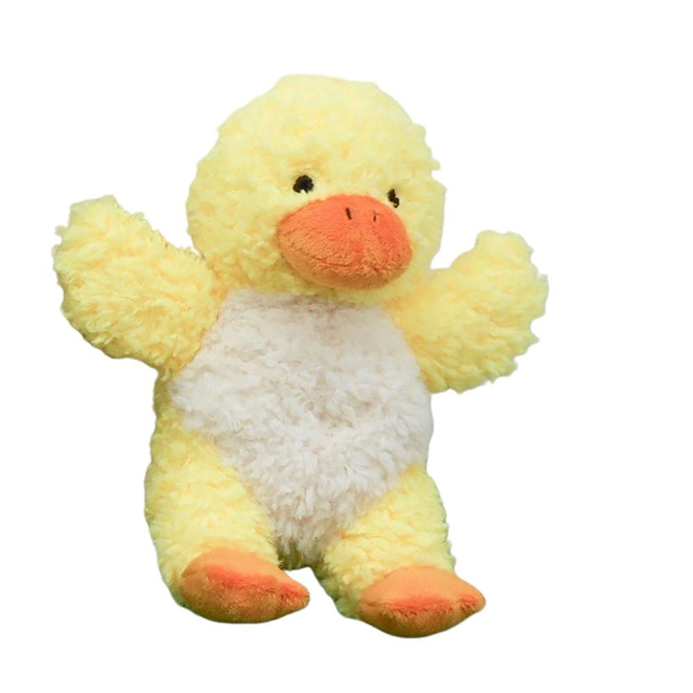 2PK Urban Products Curly 18cm Duck Soft Fabric Animal Plush Toy - Yellow 0M+