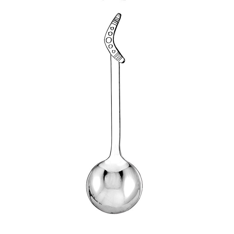 2x Urban Bush Stainless Steel Boomerang Ladle Utensil
