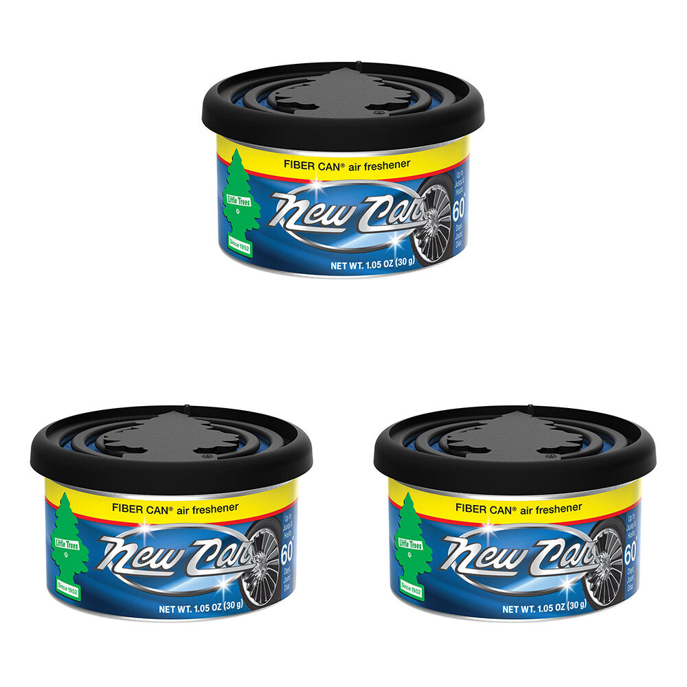 3PK Little Tree Fiber Can Car Air Freshener Fragrance 30g New