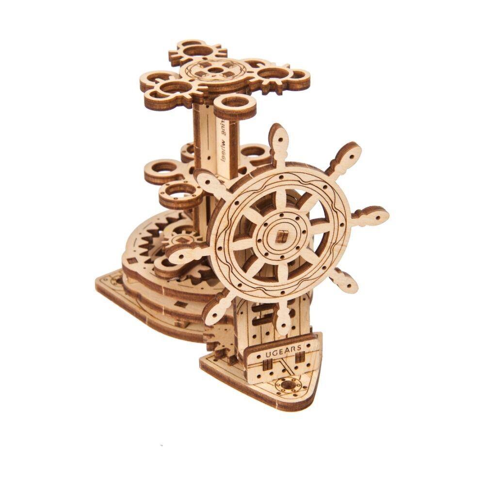 UGears Wheel Organiser 2.0 Wooden 3D Puzzle Desk Pen/Pencil Holder 51pc 8y+
