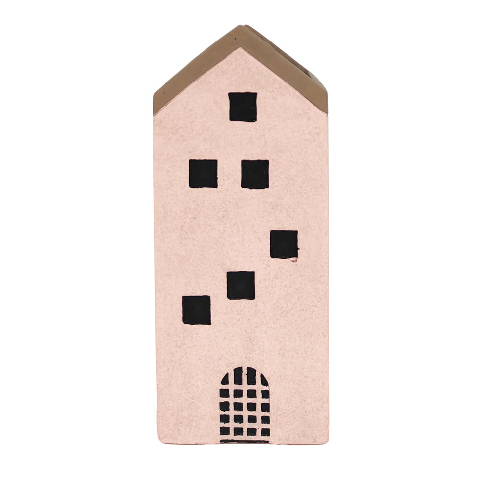 2x Urban Jonah House 11x24cm Concrete Tall Planter Pot - Pink