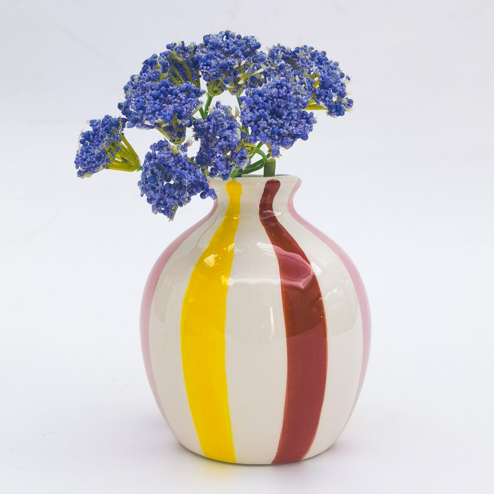 4PK Urban Halycon Vase Pink Red 10cm Decorative Home Decor