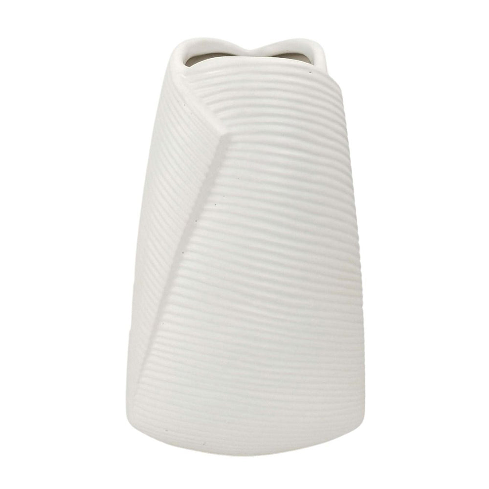 2x Urban Jocelyn 25.5cm Ceramic Plant/Flower Vase Display Pot - White