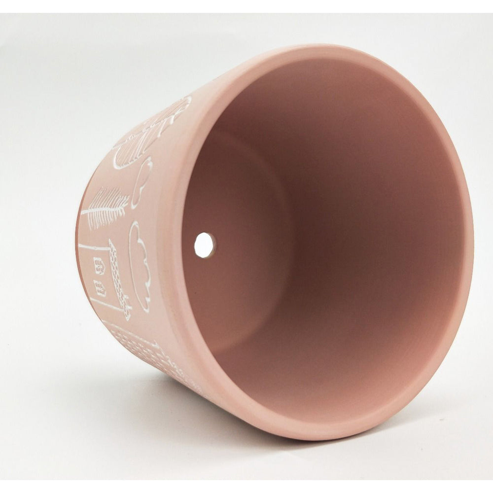 2x Urban Bree 14cm Ceramic Planter Flower Pot Medium - Pink