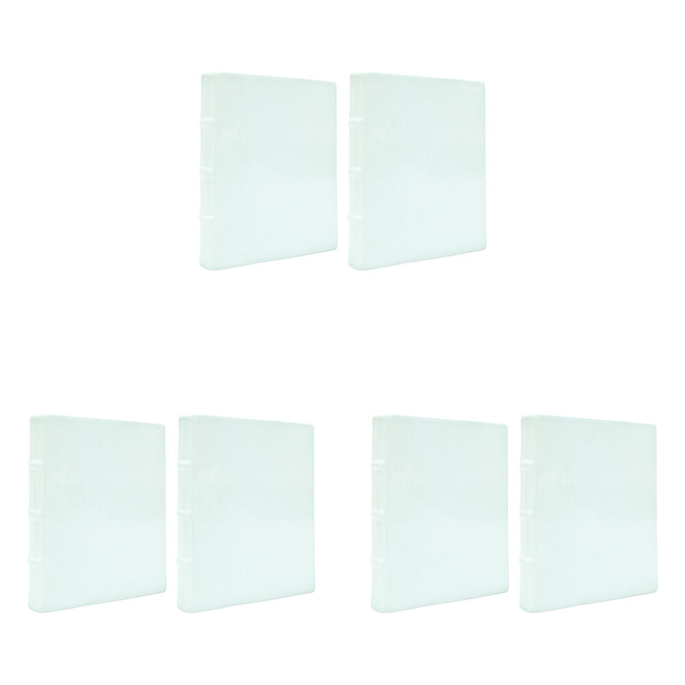 3PK Urban Book Vase White 21cm Decorative Home Kitchen/Lounge Decor