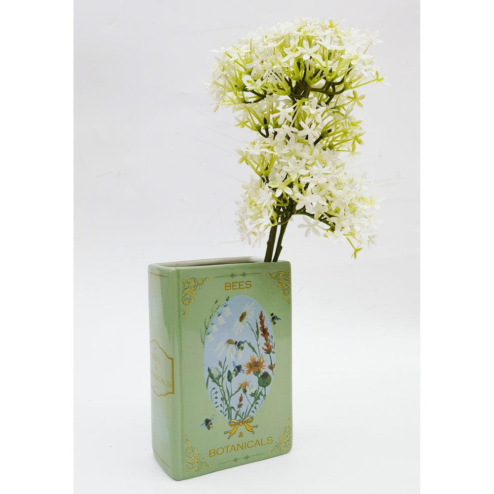 Urban Bees Botanicals Story Book Vase Green Decorative Home Decor