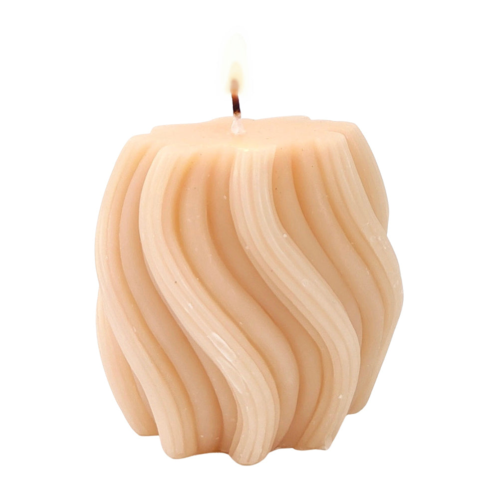 2x Urban Swirl 8cm Vanilla Scented Candle Home Fragrance - Honey