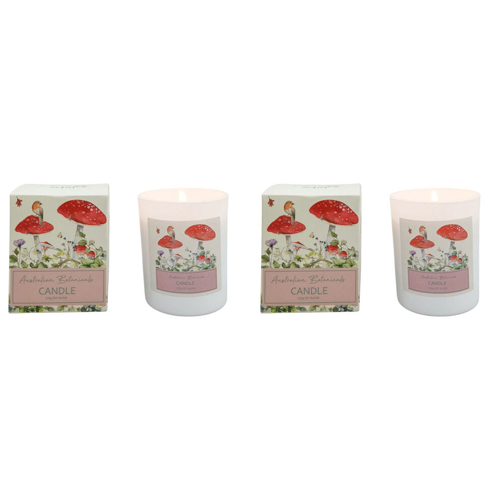 2PK Urban Australian Botanicals Enchanted Garden Soy Blend One-Wick Candle 150g